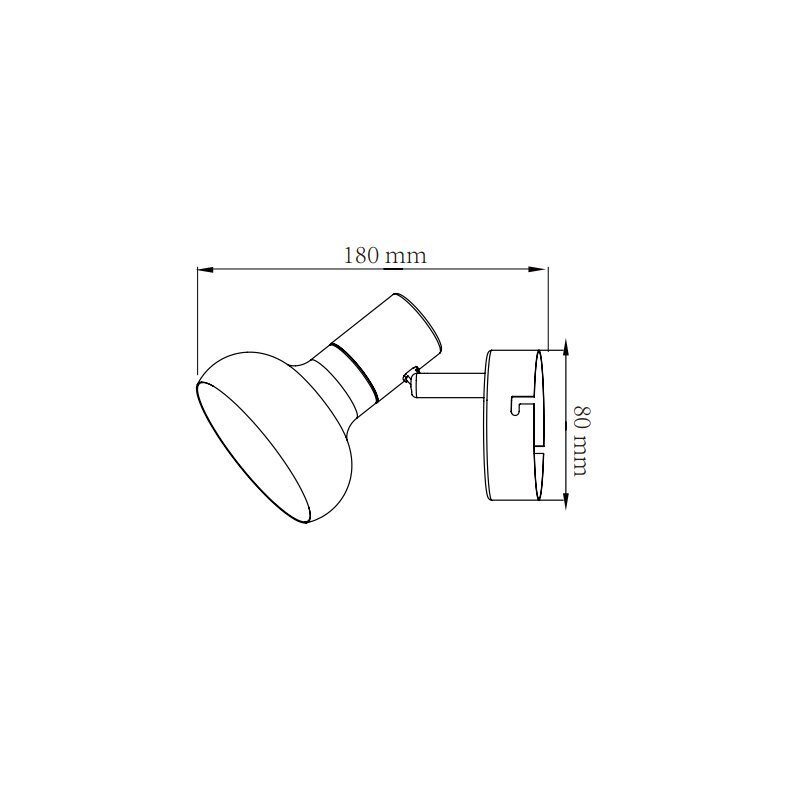 Seinavalgusti Light Prestige AREZZO, must/puit hind ja info | Seinavalgustid | hansapost.ee