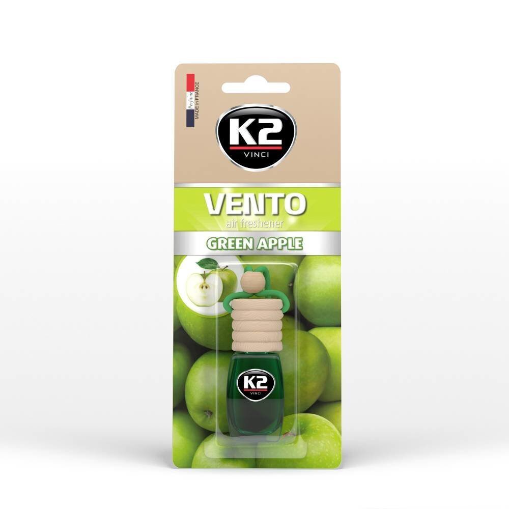Õhuvärskendaja K2 Vento, roheline õun цена и информация | Auto õhuvärskendajad | hansapost.ee