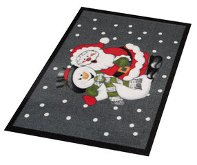 Uksematt Hanse Home Printy Santa and Snowman, 40x60 cm цена и информация | Придверные коврики | hansapost.ee