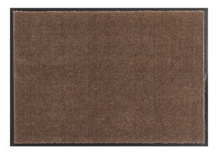 Uksematt Hanse Home Soft & Clean Brown, 75x120 cm цена и информация | Придверные коврики | hansapost.ee