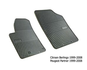 Kummimatid CITROEN BERLINGO I VAN/Peugeot Partner Furgon 1999-2010 цена и информация | Модельные резиновые коврики | hansapost.ee