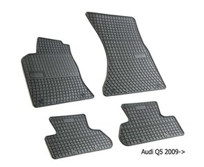 Резиновые коврики AUDI Q5 2009-> /4pc, 0725 цена и информация | Модельные резиновые коврики | hansapost.ee