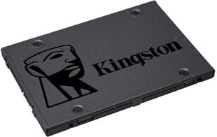 SSD|KINGSTON|480GB|SATA 3.0|TLC|Write speed 450 MBytes/sec|Read speed 500 MBytes/sec|2,5"|TBW 160 TB|MTBF 1000000 hours|SA400S37/480G hind ja info | Sisemised kõvakettad | hansapost.ee