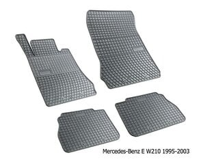 Набор резиновых ковриков Mercedes-Benz E-Class W210 1995-2003 цена и информация | Модельные резиновые коврики | hansapost.ee