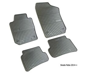 Резиновые коврики Skoda Fabia III 2014-> цена и информация | Модельные резиновые коврики | hansapost.ee
