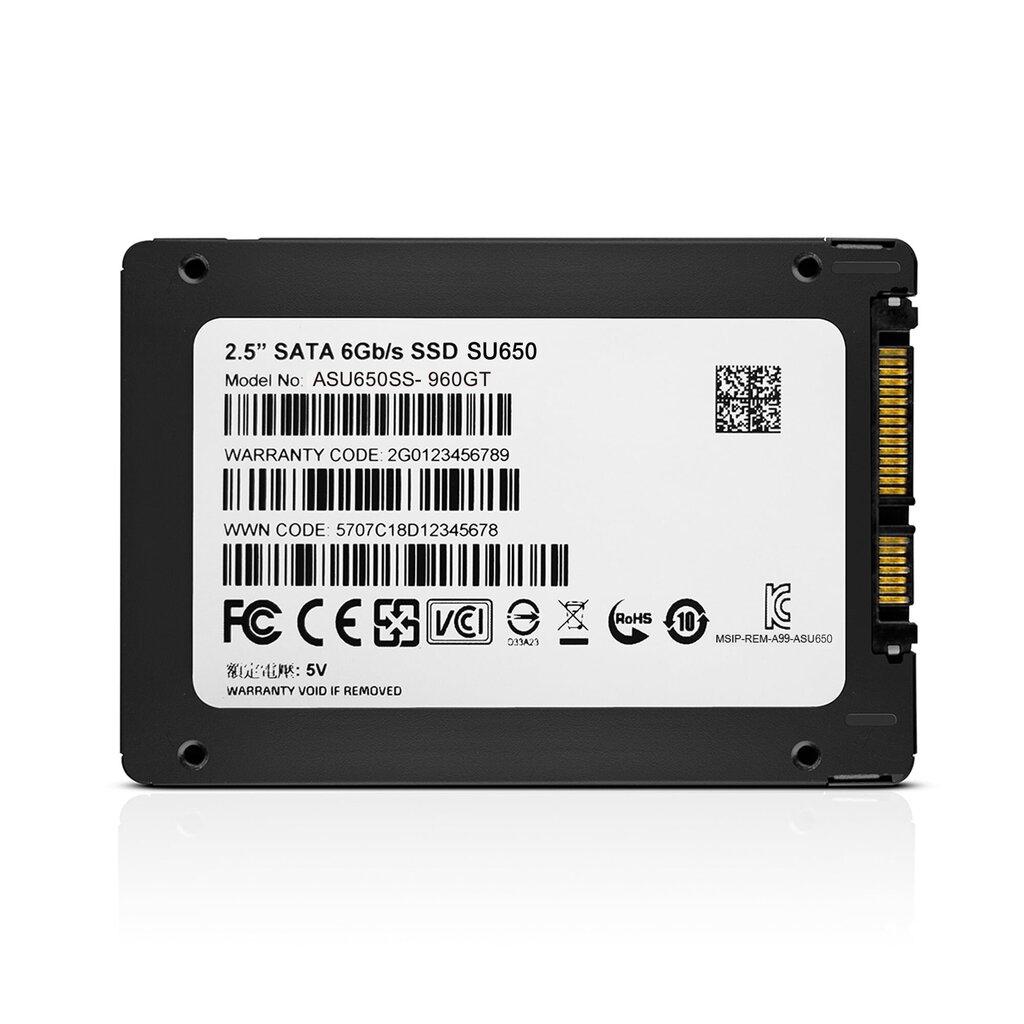 ADATA 120GB 2,5" SATA SSD Ultimate SU650 hind ja info | Sisemised kõvakettad | hansapost.ee