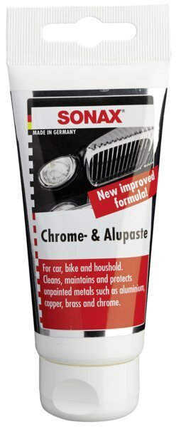 Kroomi, alumiiniumi ja vase puhastuspasta Sonax, 75ml цена и информация | Autokeemia | hansapost.ee