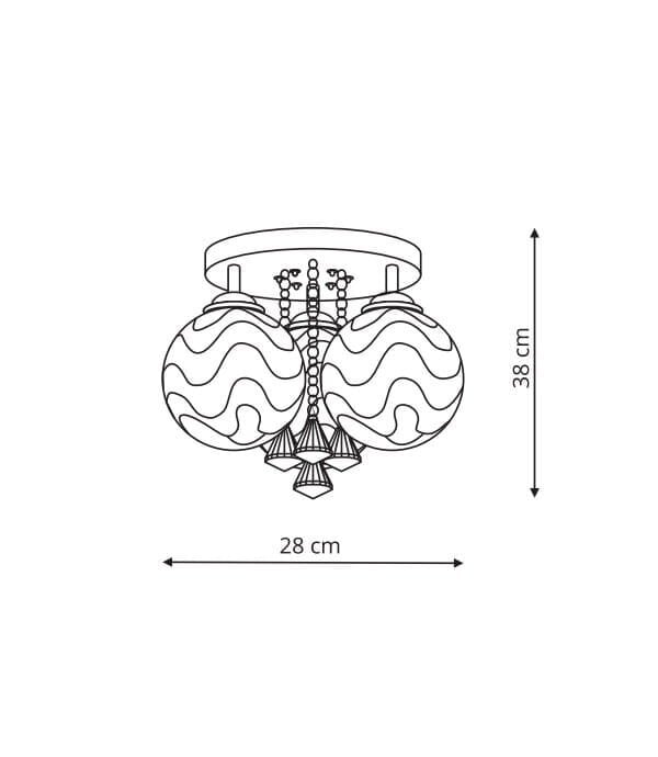 Laevalgusti Light Prestige Sada 3 hind ja info | Laelambid | hansapost.ee