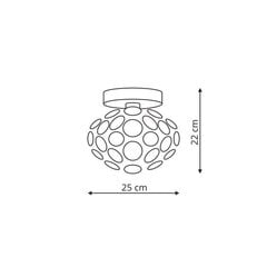 Laevalgusti Light Prestige FERRARA S, kroom price and information | Laelambid | hansapost.ee