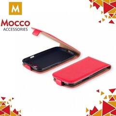 Mocco Kabura Rubber Case Vertical Opens Premium Eco Leather Mouse Huawei P8 Lite (2017) Red hind ja info | Telefonide kaitsekaaned ja -ümbrised | hansapost.ee