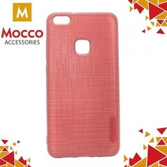 Mocco Cloth Back Case Silicone Case With Texture for Huawei P10 Lite Red hind ja info | Telefonide kaitsekaaned ja -ümbrised | hansapost.ee