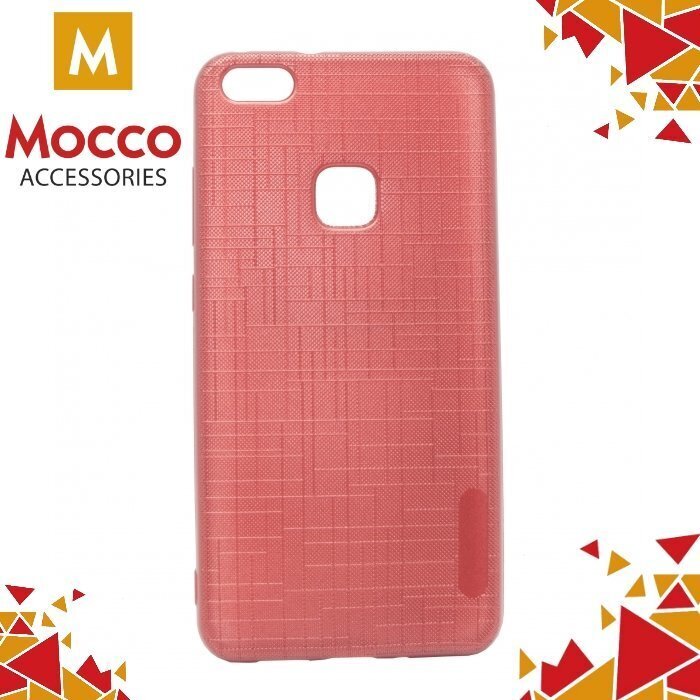 Mocco Cloth Back Case Silicone Case With Texture for Huawei P10 Lite Red цена и информация | Telefonide kaitsekaaned ja -ümbrised | hansapost.ee