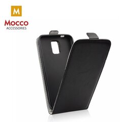 Mocco Kabura Rubber Case Vertical Opens Premium Eco Leather Case Huawei P9 Lite Mini Black hind ja info | Telefonide kaitsekaaned ja -ümbrised | hansapost.ee