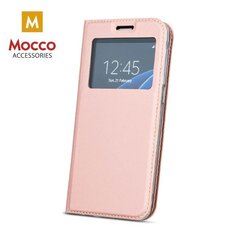 Mocco Smart Look Magnet Book Case With Window For Apple iPhone X Rose Gold hind ja info | Telefonide kaitsekaaned ja -ümbrised | hansapost.ee