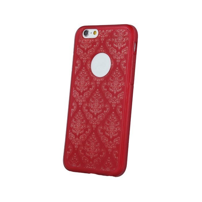 Mocco Ornament Back Case Silicone Case for Samsung A320 Galaxy A3 (2017) Red hind ja info | Telefonide kaitsekaaned ja -ümbrised | hansapost.ee