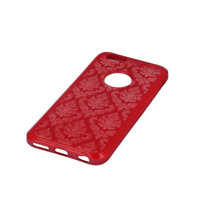 Mocco Ornament Back Case Silicone Case for Samsung A320 Galaxy A3 (2017) Red hind ja info | Telefonide kaitsekaaned ja -ümbrised | hansapost.ee