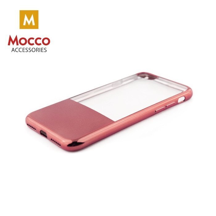 Mocco ElectroPlate Half Silicone Case for Samsung A320 Galaxy A3 (2017) Gold цена и информация | Telefonide kaitsekaaned ja -ümbrised | hansapost.ee