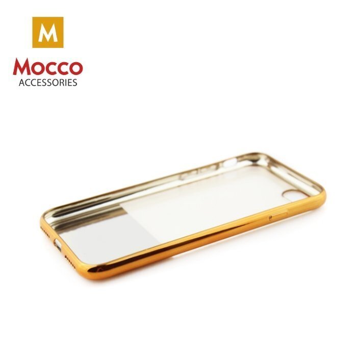 Mocco ElectroPlate Half Silicone Case for Huawei P8 / P9 Lite Gold hind ja info | Telefonide kaitsekaaned ja -ümbrised | hansapost.ee