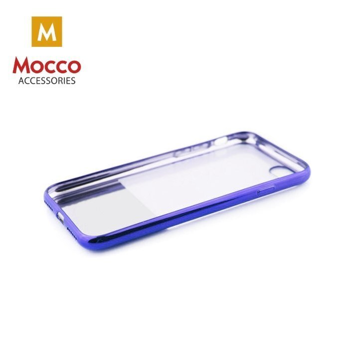 Mocco ElectroPlate Half Silicone Case for Samsung G950 Galaxy S8 Blue цена и информация | Telefonide kaitsekaaned ja -ümbrised | hansapost.ee