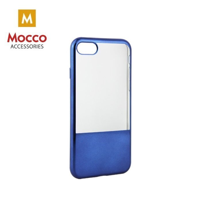 Mocco ElectroPlate Half Silicone Case for Samsung G950 Galaxy S8 Blue цена и информация | Telefonide kaitsekaaned ja -ümbrised | hansapost.ee
