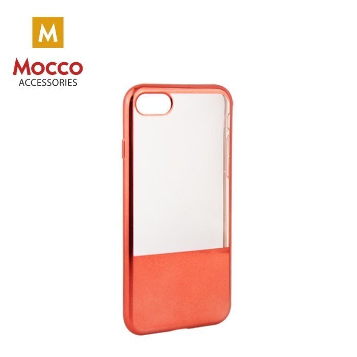 Mocco ElectroPlate Half Silicone Case for Samsung G930 Galaxy S7 Red цена и информация | Telefonide kaitsekaaned ja -ümbrised | hansapost.ee