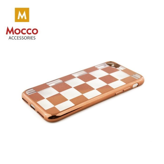 Mocco ElectroPlate Chess Silicone Case for Samsung J330 Galaxy J3 (2017) Rose Gold hind ja info | Telefonide kaitsekaaned ja -ümbrised | hansapost.ee