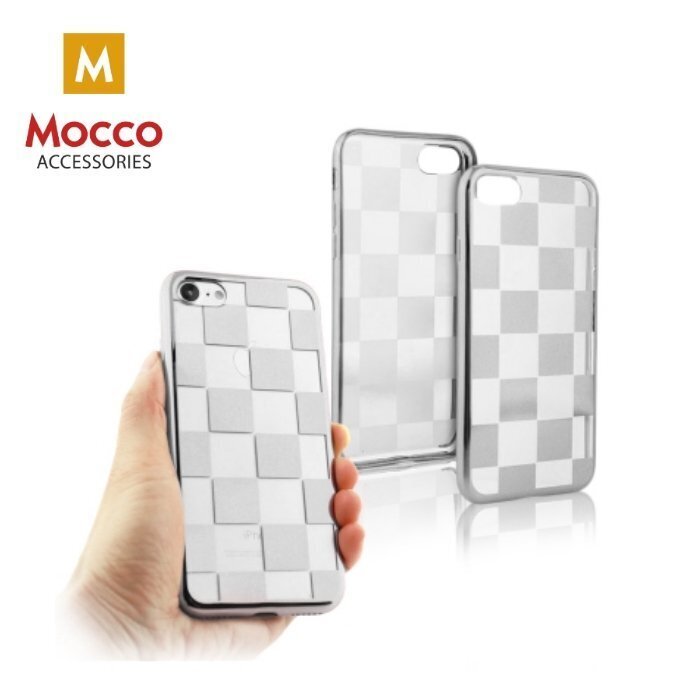 Mocco ElectroPlate Chess Silicone Case for Samsung G930 Galaxy S7 Silver цена и информация | Telefonide kaitsekaaned ja -ümbrised | hansapost.ee