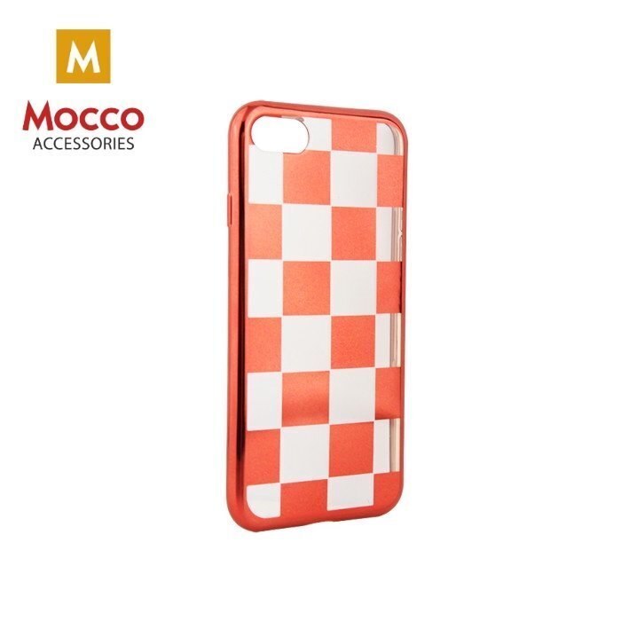 Mocco ElectroPlate Chess Silicone Case for Samsung G950 Galaxy S8 Red цена и информация | Telefonide kaitsekaaned ja -ümbrised | hansapost.ee