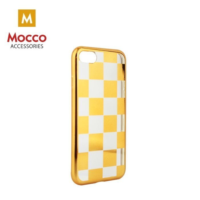 Mocco ElectroPlate Chess Silicone Case for Samsung J330 Galaxy J3 (2017) Gold hind ja info | Telefonide kaitsekaaned ja -ümbrised | hansapost.ee