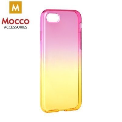 Mocco Gradient Back Case Silicone Case With gradient Color For Samsung J530 Galaxy J5 (2017) Pink - Yellow цена и информация | Telefonide kaitsekaaned ja -ümbrised | hansapost.ee