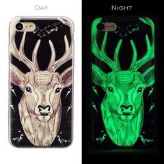 Telefoni ümbris Mocco Fashion Case Glow in The Dark Deer, sobib Samsung J730 Galaxy J7 (2017) telefonile hind ja info | Telefonide kaitsekaaned ja -ümbrised | hansapost.ee
