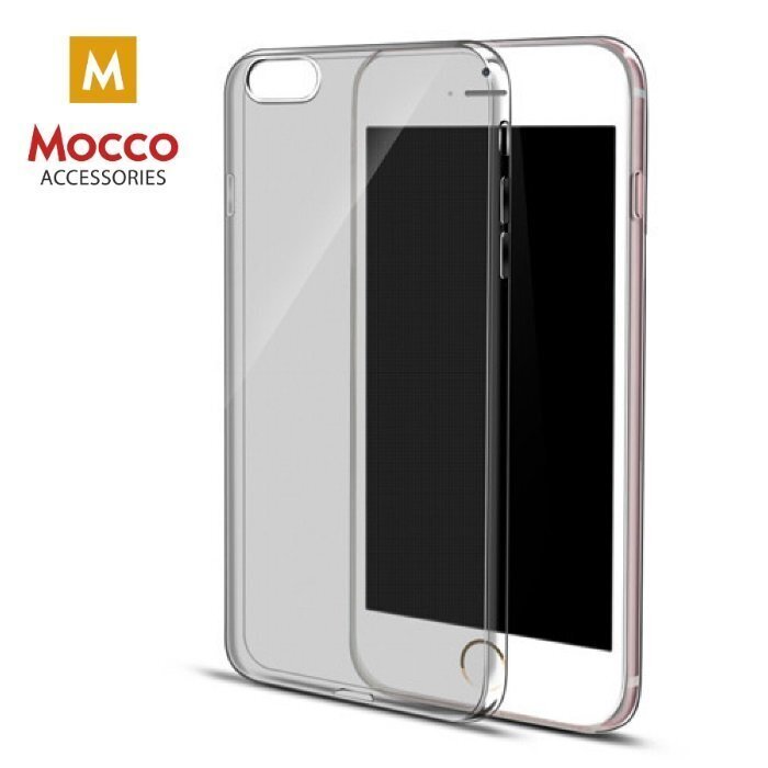 Kaitseümbris Mocco Ultra Back Case 0.3 mm, sobib Huawei Y5 II / Y6 II telefonile, läbipaistev-must цена и информация | Telefonide kaitsekaaned ja -ümbrised | hansapost.ee