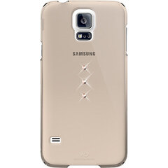 Kaitseümbris White Diamonds Trinity Swarovsky kristallidega, sobib Samsung G920 Galaxy S6 telefonile, roosa/kuldne hind ja info | Telefonide kaitsekaaned ja -ümbrised | hansapost.ee