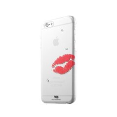Kaitseümbris White Diamonds Lipstick Kiss Swarovsky kristallidega, sobib Apple iPhone 6 Plus telefonile, läbipaistev hind ja info | Telefonide kaitsekaaned ja -ümbrised | hansapost.ee