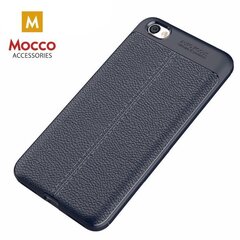 Kaitseümbris Mocco Litchi Pattern, sobib Apple iPhone X telefonile, sinine цена и информация | Чехлы для телефонов | hansapost.ee