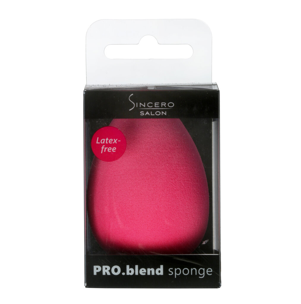 Meigikäsn "Sincero Salon" Pro blend, pink 1 tk. цена и информация | Meigipintslid ja meigikäsnad | hansapost.ee