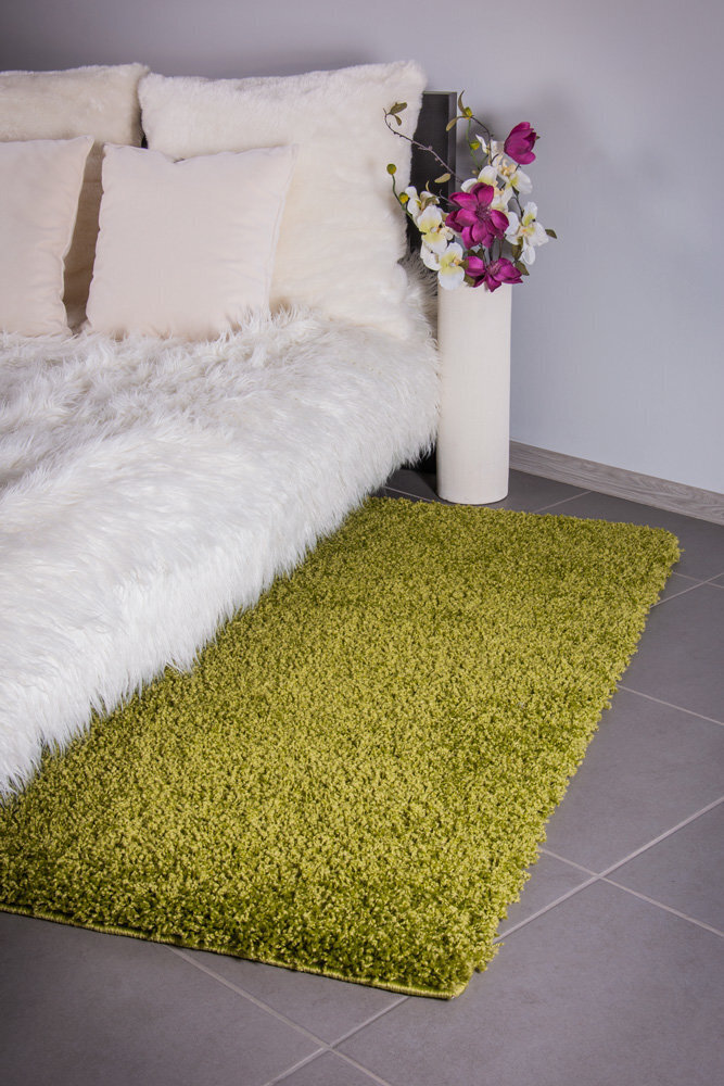 Vaip Shaggy Green, 80 x 150 cm цена и информация | Vaibad | hansapost.ee