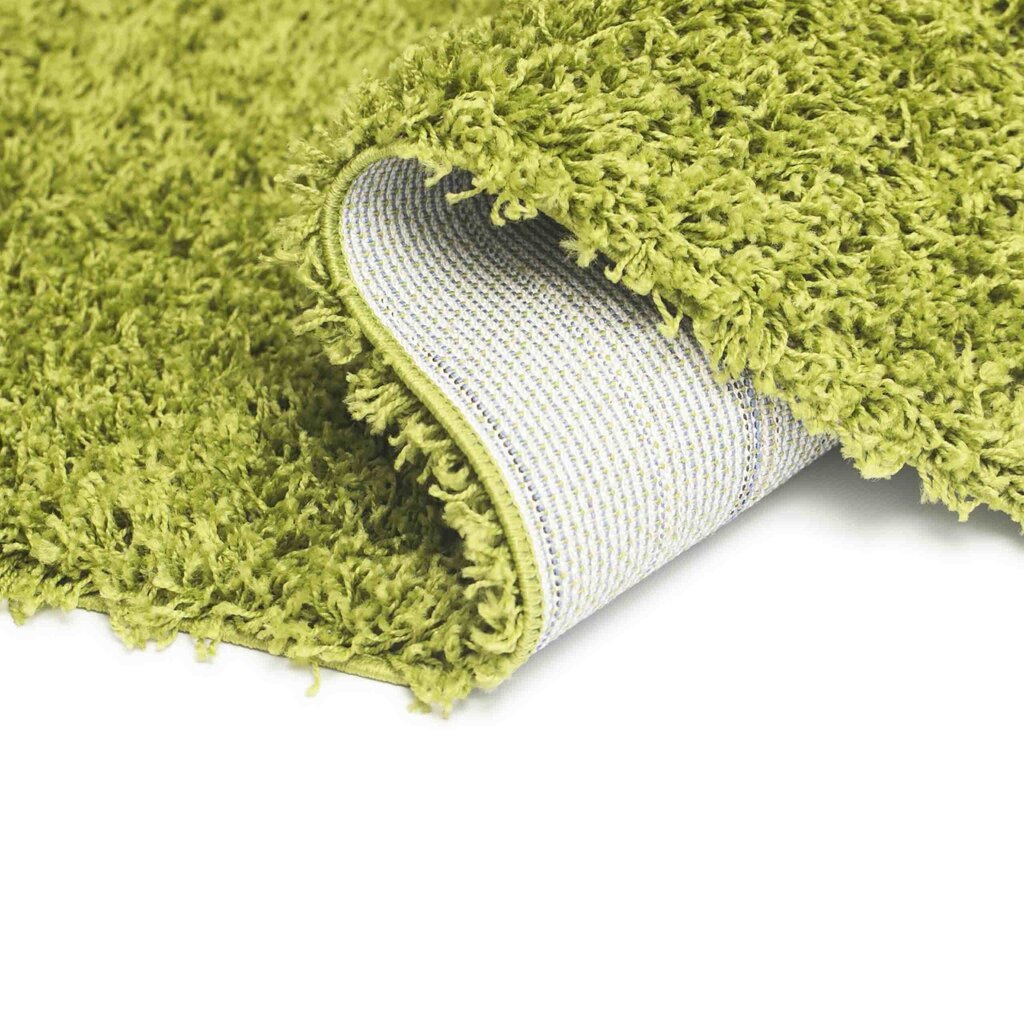 Vaip Shaggy Light Green, 140x190 cm price and information | Vaibad | hansapost.ee