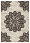 Vaip Hanse Home Gloria Lace Dark Brown Cream, 80x150 cm цена и информация | Vaibad | hansapost.ee