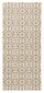 Vaip Hanse Home Gloria Pattern Brown Cream, 80x300 cm цена и информация | Vaibad | hansapost.ee