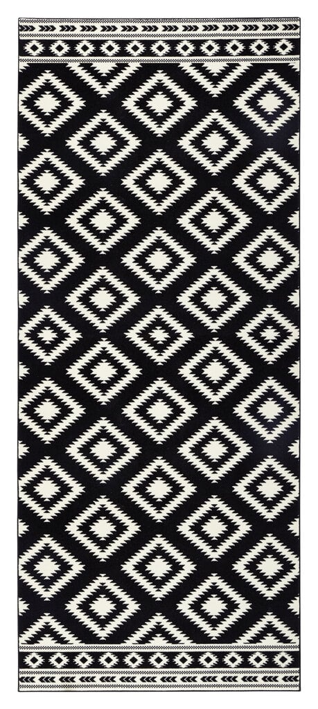 Vaip Hanse Home Gloria Ethno Black Cream, 80x200 cm цена и информация | Vaibad | hansapost.ee