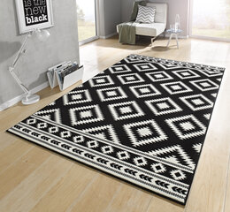 Vaip Hanse Home Gloria Ethno Black Cream, 80x200 cm hind ja info | Vaibad | hansapost.ee