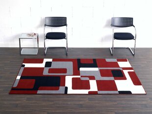 Vaip Hanse Home Hamla Retro Red Grey Black, 80x150 cm hind ja info | Vaibad | hansapost.ee