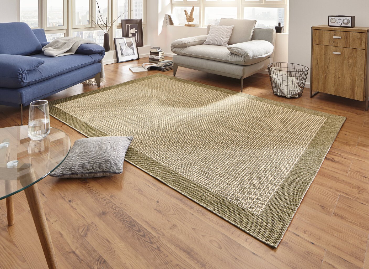 Vaip Hanse Home Natural Simple Green, 200x290 cm цена и информация | Vaibad | hansapost.ee