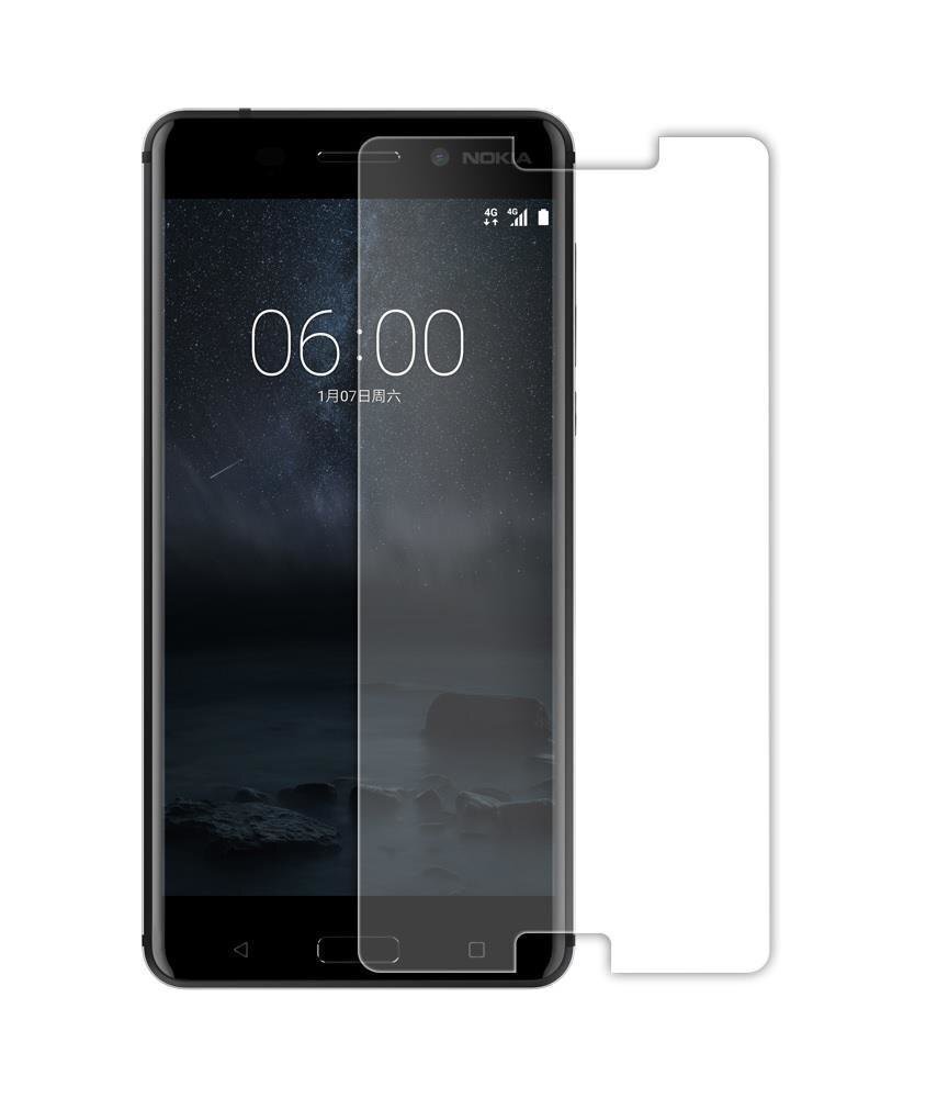 Kaitseklaas Tempered Glass, sobib Nokia 1, läbipaistev цена и информация | Ekraani kaitseklaasid ja kaitsekiled | hansapost.ee