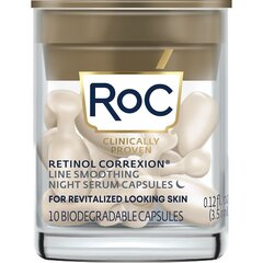 Ночная сыворотка для RoC Retinol Correxion, 10 капсул цена и информация | Сыворотки для лица, масла | hansapost.ee