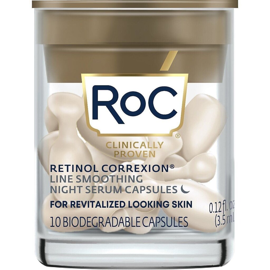 Ööseerum RoC Retinol Correxion, 10 kapslit hind ja info | Näoõlid, ampullid ja seerumid | hansapost.ee