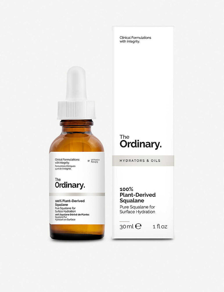 Niisutav näo- ja juukseõli The Ordinary 100% Plant-Derived Squalane, 30 ml цена и информация | Näoõlid, ampullid ja seerumid | hansapost.ee