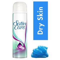 Raseerimisgeel Gillette Satin Care Dry Skin naistele 200 ml цена и информация | Средства для бритья и косметика | hansapost.ee