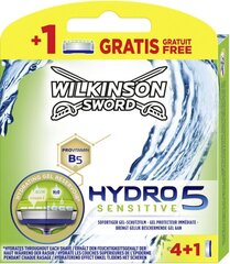 Raseerimisterad Wilkinson Sword Hydro 5 Sensitiv 4+1 price and information | Shaving products | hansapost.ee